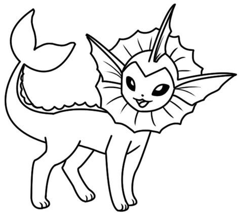 Vaporeon Coloring Pages | Pokémon desenho, Pokemon para colorir, Pokemon