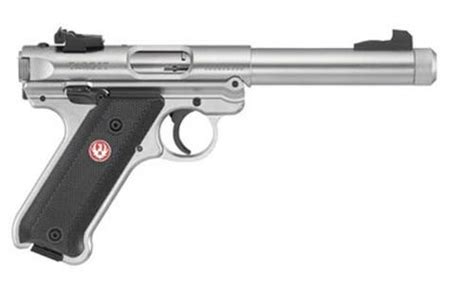 Buy Ruger Mark IV Target, 22LR, 5.5″, 10rd, Stainless Steel, Adjustable ...