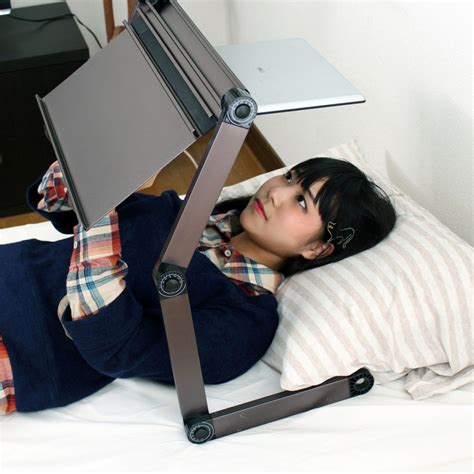 Lying Down Laptop Stand - $40 Laptop Desk For Bed, Laptop Desk Stand ...