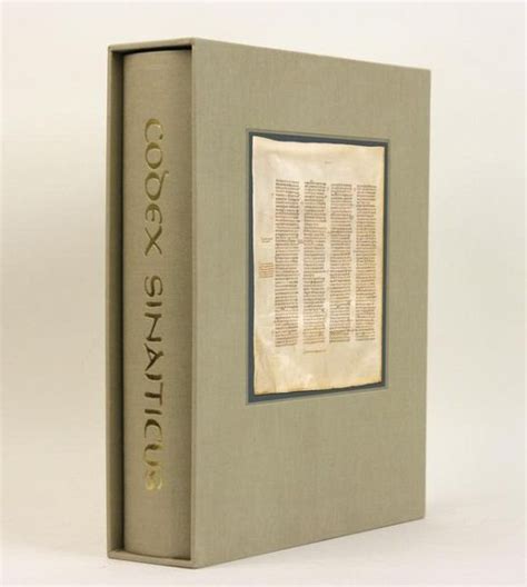 Codex Sinaiticus: Facsimile Edition von D. C. Parker - Taschenbuch ...