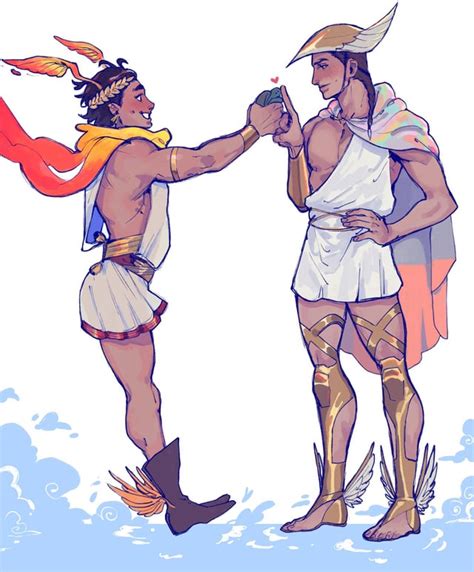 Hermes (Hades) and Hermes (Blood of Zeus) by Ana Hachiwi : r/HadesTheGame