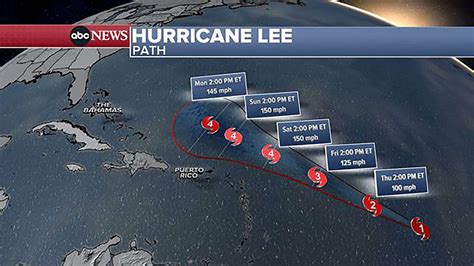 Hurricane Lee: Projected path, maps and hurricane tracker - KVNU - News ...