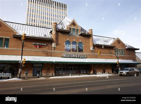 midtown plaza shopping mall downtown Saskatoon Saskatchewan Canada ...