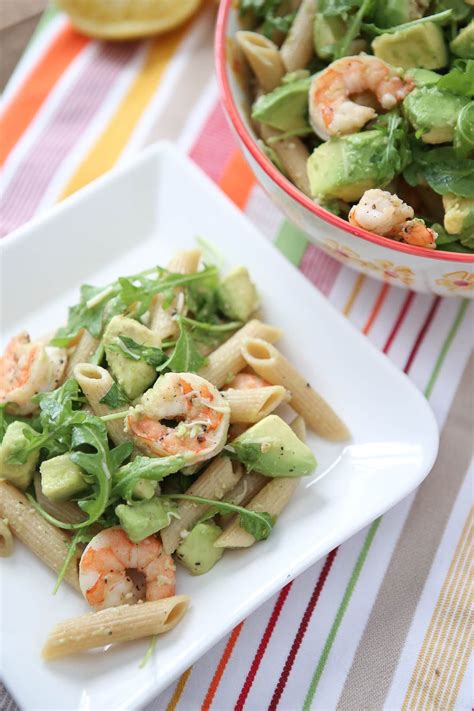 Shrimp and Avocado Pasta - Aggie's Kitchen