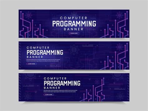 Premium Vector | Computer programming banner design banner design for ...