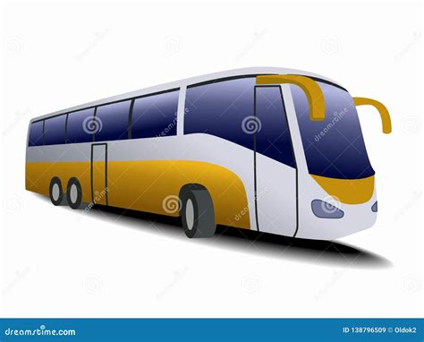 Illustration Of Bus. Vector Drawing | CartoonDealer.com #138796509