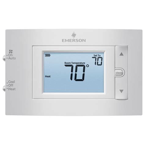 Emerson Digital Non-Programmable Thermostat-1F83C-11NP - The Home Depot