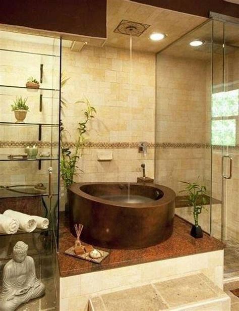 Impressive 46 Stunning Spa Bathroom Decorating Ideas | Japanese ...