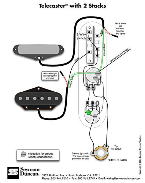 Telecaster Electric Guitar Wiring Diagrams