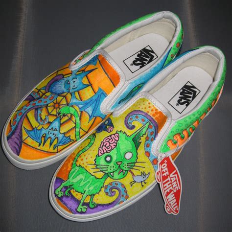 Custom designed Vans Slip On Sneakers – RAD Shirts & Printing