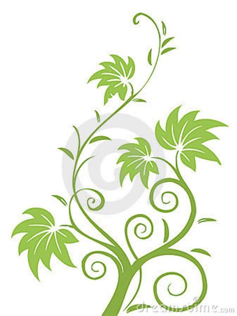 Green leaves and vines pattern | Leaf drawing, Vine drawing, Flower drawing