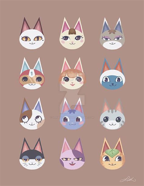 Animal Crossing Cat Villagers by atrueenglishman on DeviantArt