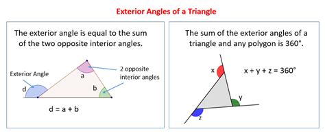 Sum Of Exterior Angles Of A Triangle