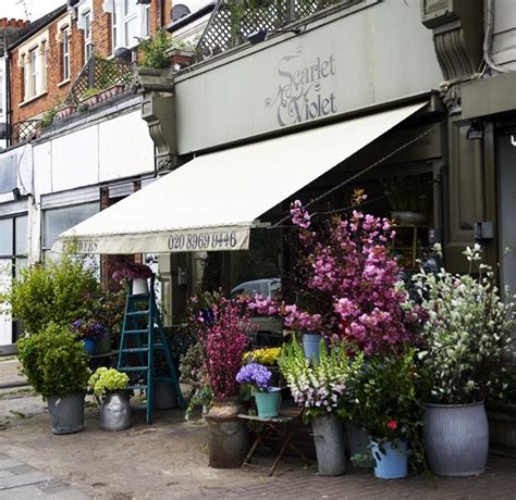 Scarlet & Violet shop | Home flowers, Florist london, Beautiful gardens