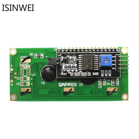 Blue Screen IIC I2C LCD 1602 (16x2) Liquid Crystal Display Module For ...