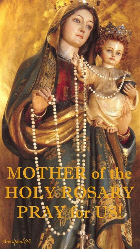 Thought for the Day – 12 October – Month of the Holy Rosary | Mother ...