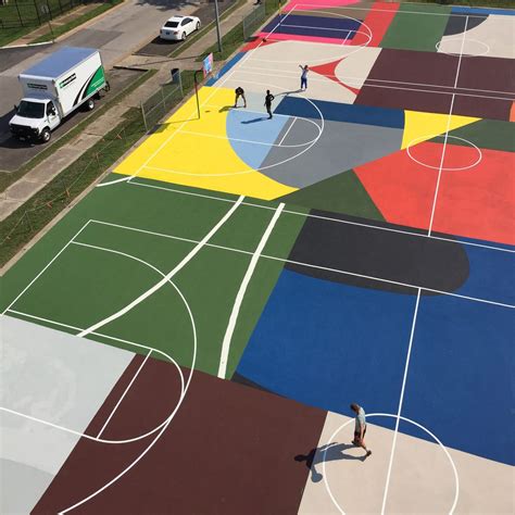 Basketball courts become art around the world - Curbed