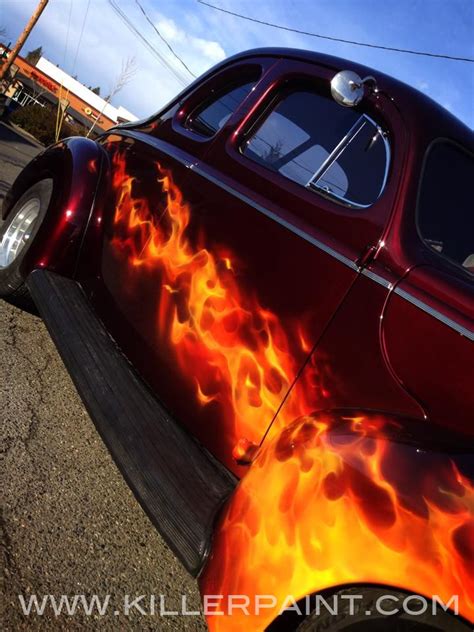 How To Paint Flames On A Car - CARXG