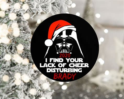 Darth Vader Christmas 2021 Ornament Personalized Star Wars - Etsy ...