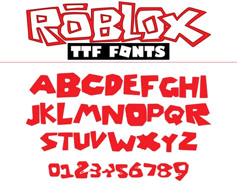 Roblox Font Roblox Font Svg Roblox Logo Svg Roblox Digital Roblox Svg ...