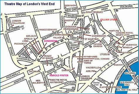 London Theatreland - the map - London Theatre Breaks