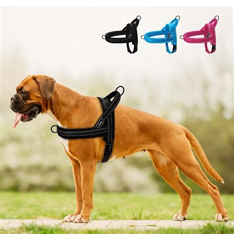 Didog Nylon No Pull Dog Harness No Choke Training Dogs Harnesses Front ...