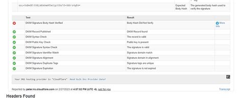 [BUG] DKIM Signature verification failed - Bug Report - CyberPanel ...