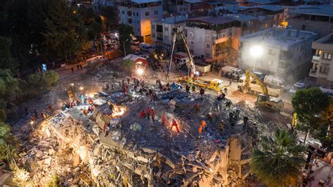 Rescue Workers Search for Survivors After Major Earthquake in Turkey ...