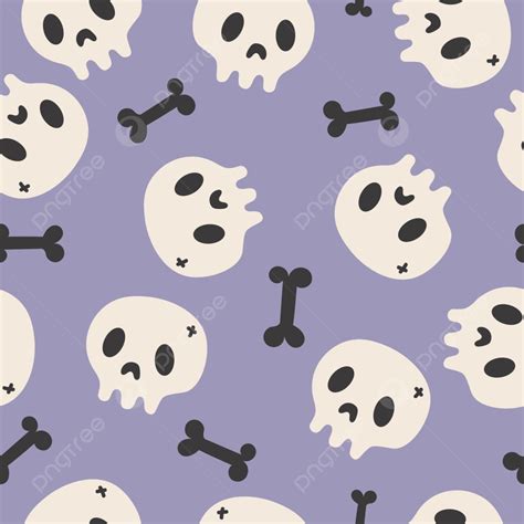 Girly Skull Pattern Wallpaper