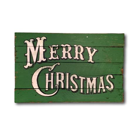 Vintage Merry Christmas Sign Christmas Decorations Old - Etsy