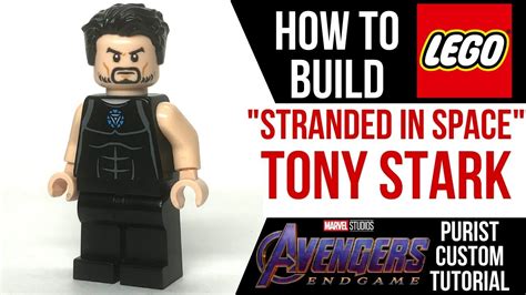 LEGO "STRANDED" TONY STARK from Avengers: Endgame Custom Minifigure ...