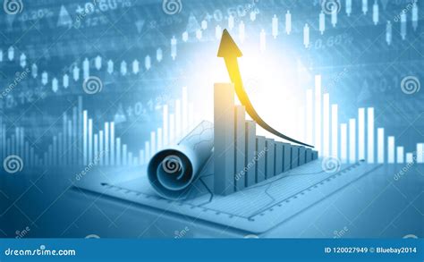 Business growth background stock illustration. Illustration of central ...