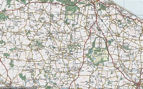 Historic Ordnance Survey Map of Hanworth, 1922