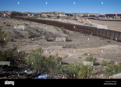 Nogales, Sonora, Mexico - The border fence between Mexico and the ...