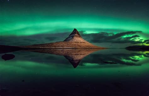 Aurora Borealis Kirkjufell Iceland Wallpaper, HD Nature 4K Wallpapers ...