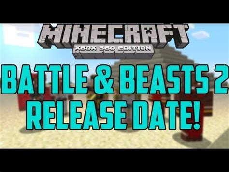 Battle & Beasts Skin Pack #2 Release Date - Minecraft (Xbox 360) - YouTube