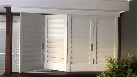 White Bi Fold Shutter - Australian Plantation Shutters