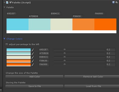 ColorPalette for Unity – Handcrafted Game Development – Game Dev Blog ...