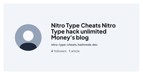 Nitro Type Cheats Nitro Type hack unlimited Money's Blog