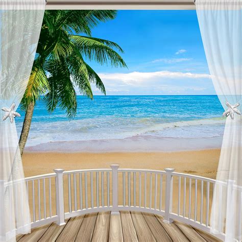 Balcony with an Ocean View Digital Art by Glenn Holbrook - Pixels