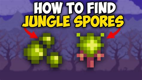 How to Find Jungle Spores in Terraria | Jungle Spores Terraria - YouTube