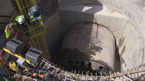 MudHoney tunnel boring machine finishes Seattle stormwater dig | kgw.com