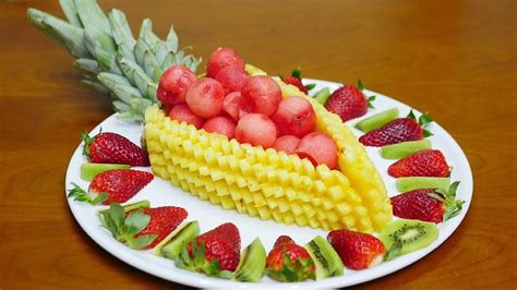 Como CORTAR, REBANAR y DECORAR FRUTAS By J. Pereira Art Carving Fruit ...