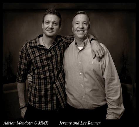 Jeremy Renner with his father Lee pictured at the Gallo Center 2012. It ...