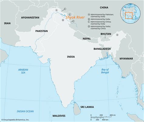 Shyok River | Map, India, Pakistan, & Facts | Britannica