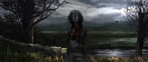 Sad Mikasa Ackerman Attack On Titan Live Wallpaper - MoeWalls