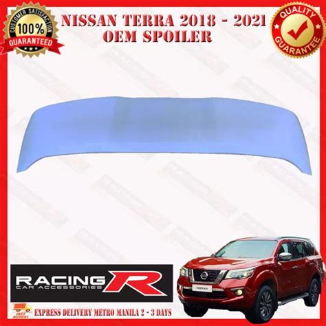 Nissan Terra 2018 - 2021 OEM Spoiler UNPAINTED ( Car Accessories ) 2019 ...