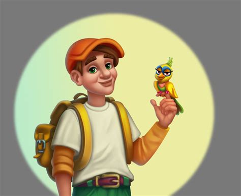 ArtStation - Boy with a bird