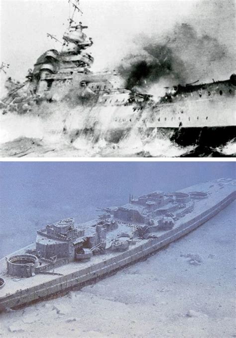 27 May 41: The great German battleship BISMARCK, crippled yesterday by ...