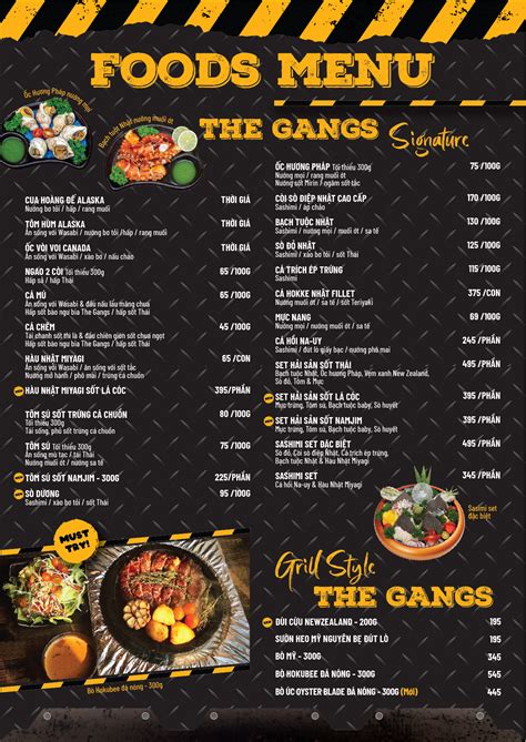 Menu The Gangs Central